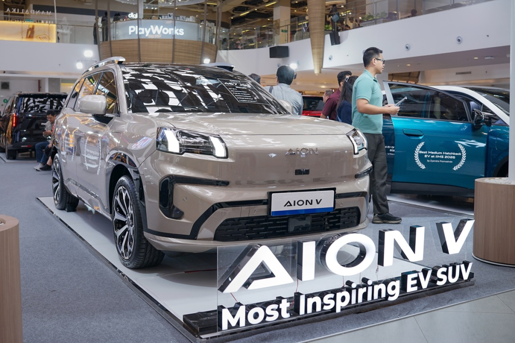 Indomobil Expo Jakarta Berhasil Bukukan SPK 1.145 Unit 3 GAC Indonesia AION V di Indomobil Expo Bandung 2026
