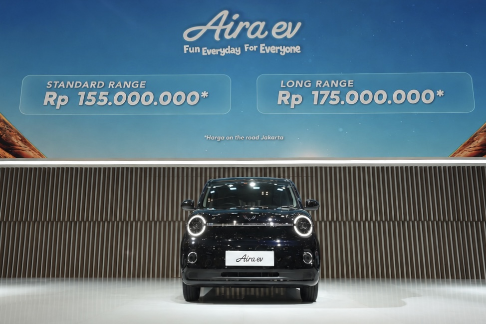 Wuling Aira EV Raih 3.500 SPK dalam Dua Pekan Peluncuran Secara Nasional
